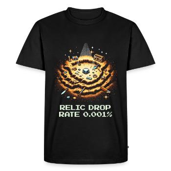 Taux de recherche de reliques | Trésor des fouilles archéologiques - T-shirt Premium bio Homme - noir - Devant - Nico (187cm)