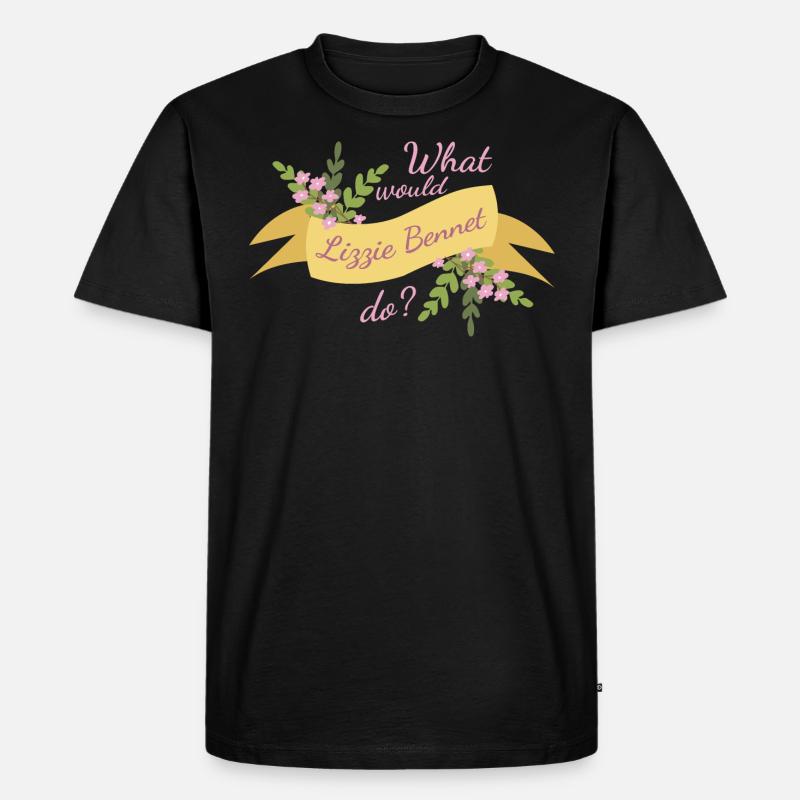 Que ferait Lizzie Bennet ? Ii - T-shirt Premium bio Homme - noir