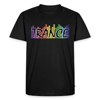Trance - Elektronische Musik - Männer Premium Bio T-Shirt - Schwarz - Vorne - Nico (187cm)