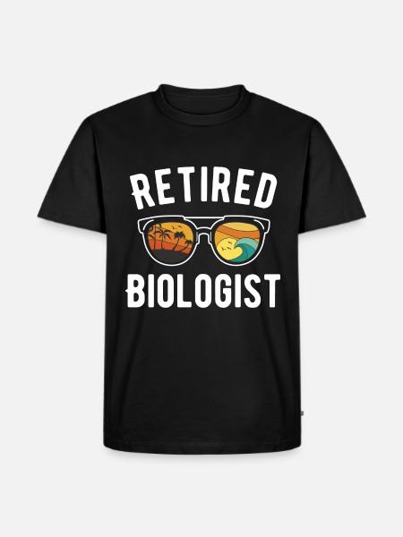 Beach Biologist Retirement Shirt - Men's Premium Organic T-Shirt - black