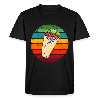 Kebab Shawarma Kebab Grill - T-shirt Premium bio Homme - noir - Devant - Nico (187cm)