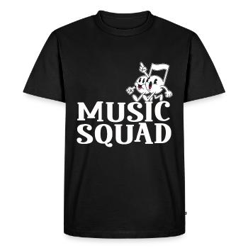 Groupe de musique Professeur de musique Musicien - T-shirt Premium bio Homme - noir - Devant - Nico (187cm)