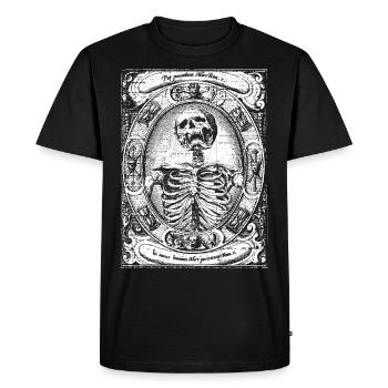 Cadeau occulte gothique squelette - T-shirt Premium bio Homme - noir - Devant - Nico (187cm)