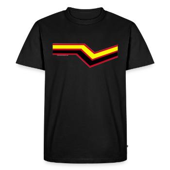 Latex Fétiche - T-shirt Premium bio Homme - noir - Devant - Nico (187cm)
