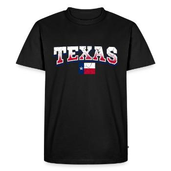 Texas - T-shirt Premium bio Homme - noir - Devant - Nico (187cm)