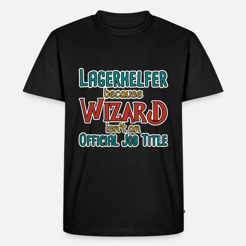 Assistant d’aide à l’entrepôt - T-shirt Premium bio Homme - noir