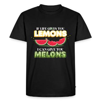 blague amusante sur les chirurgiens plasticiens, - T-shirt Premium bio Homme - noir - Devant - Nico (187cm)