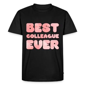 Best Colleague Ever Colleague Saying - Men's Premium Organic T-Shirt - black - Front - Nico (187cm)