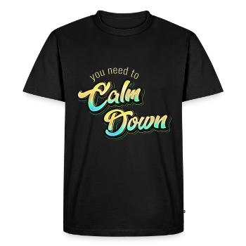 Chemise de Pâques Mignon Chick Dig Me - T-shirt Premium bio Homme - noir - Devant - Nico (187cm)