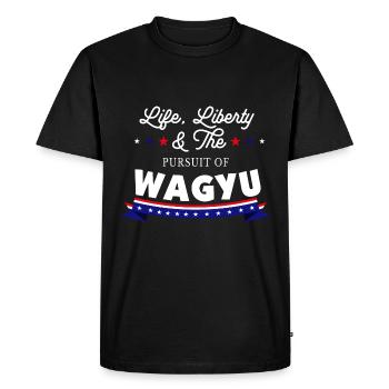 La vie, la liberté et la poursuite des Japonais - T-shirt Premium bio Homme - noir - Devant - Nico (187cm)