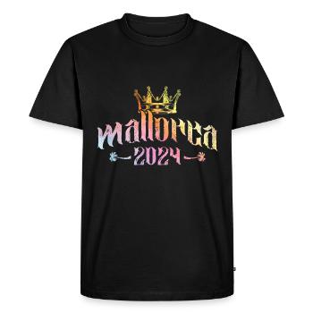 Mallorca 2024 Colorful Tour - Men's Premium Organic T-Shirt - black - Front - Nico (187cm)