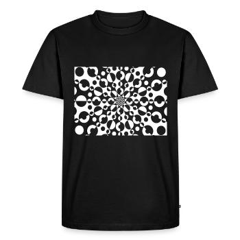 Illusion d’optique - Des visuels fascinants - T-shirt Premium bio Homme - noir - Devant - Nico (187cm)