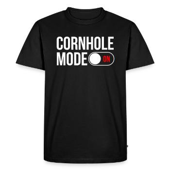 Mode Cornhole sur le cadeau de chemise - T-shirt Premium bio Homme - noir - Devant - Nico (187cm)