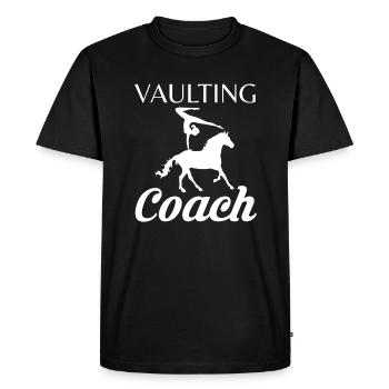 Vaulting Coach Gift Voltagieren Trainer Chemise - T-shirt Premium bio Homme - noir - Devant - Nico (187cm)