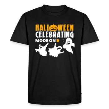 Halloween célébrant la mode sur le cadeau de chemise - T-shirt Premium bio Homme - noir - Devant - Nico (187cm)