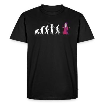Evolution Witch Wizard Chemise Halloween - T-shirt Premium bio Homme - noir - Devant - Nico (187cm)