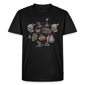 Halloween Core Aesthetic Shirt Gift - Men's Premium Organic T-Shirt - black - Front - Nico (187cm)