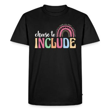 Choose To Include Autism Shirt Gift - Men's Premium Organic T-Shirt - black - Front - Nico (187cm)
