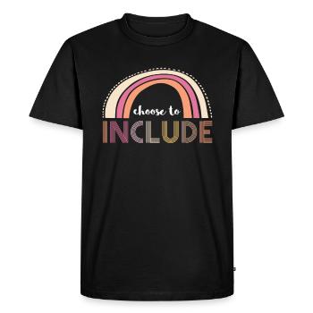 Choose To Include Autism Shirt Gift - Men's Premium Organic T-Shirt - black - Front - Nico (187cm)
