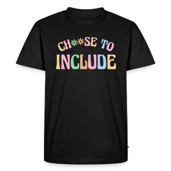 Choose To Include Autism Shirt Gift - Men's Premium Organic T-Shirt - black - Front - Nico (187cm)