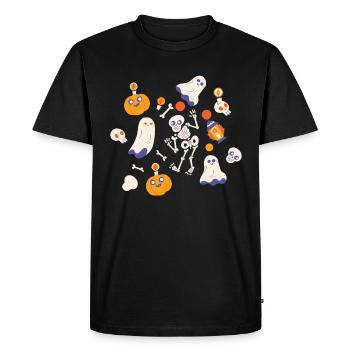 Halloween Core Aesthetic Shirt Gift - Men's Premium Organic T-Shirt - black - Front - Nico (187cm)