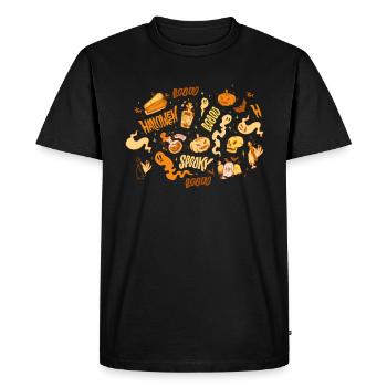Halloween Core Aesthetic Shirt Gift - Men's Premium Organic T-Shirt - black - Front - Nico (187cm)