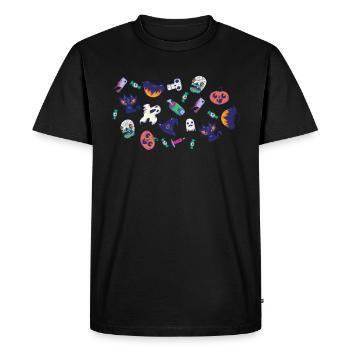 Halloween Core Aesthetic Shirt Gift - Men's Premium Organic T-Shirt - black - Front - Nico (187cm)