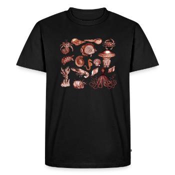 Crustacean Core Crustacean Shirt Gift - Men's Premium Organic T-Shirt - black - Front - Nico (187cm)