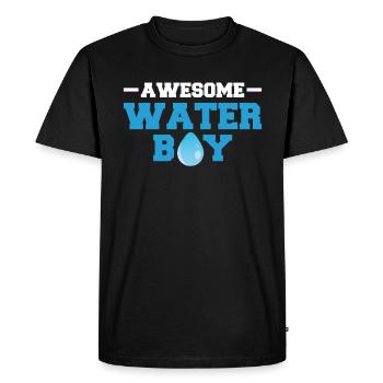 Super cadeau de chemise Waterboy - T-shirt Premium bio Homme - noir - Devant - Nico (187cm)