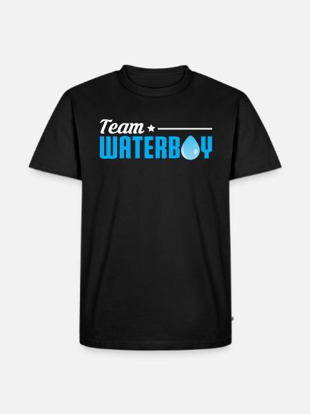 Team Waterboy - Männer Premium Bio T-Shirt - Schwarz