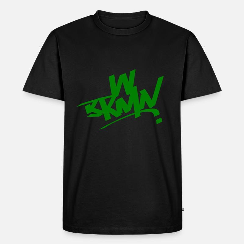 WBRMN - Männer Premium Bio T-Shirt - Schwarz