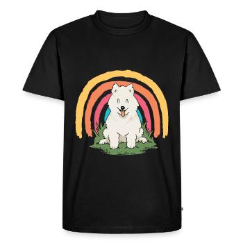 Chow Chow Puppy Puppy Pet Dog Lover Dog Dog - T-shirt Premium bio Homme - noir - Devant - Nico (187cm)