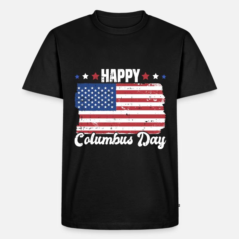 Christopher Columbus - Männer Premium Bio T-Shirt - Schwarz