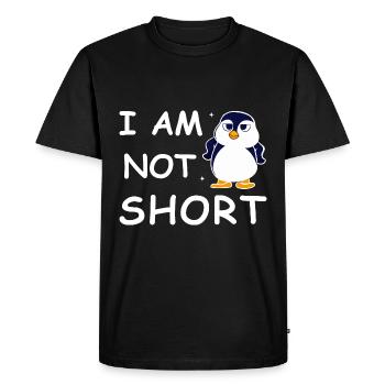 Embrassez votre taille avec des designs de pingouins amusants - T-shirt Premium bio Homme - noir - Devant - Nico (187cm)