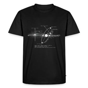 Scheme solar systems astronomy lovers - Men's Premium Organic T-Shirt - black - Front - Nico (187cm)