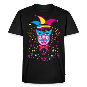 44 Clown Carnival Hat Carnival Carnival Costume - Men's Premium Organic T-Shirt - black - Front - Nico (187cm)