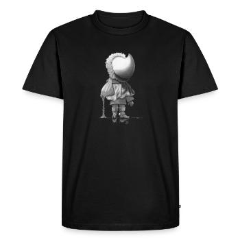 Unser Sandmännchen Cowboy - schwarz - Männer Premium Bio T-Shirt - Schwarz - Vorne - Nico (187cm)
