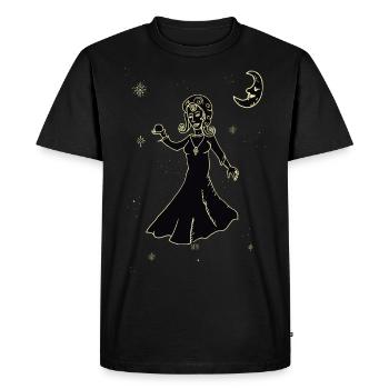 fortune teller - Men's Premium Organic T-Shirt - black - Front - Nico (187cm)