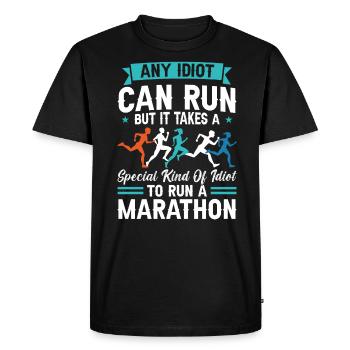 Marathon - Coureurs - T-shirt Premium bio Homme - noir - Devant - Nico (187cm)