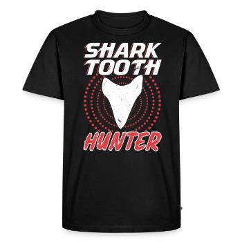 Chasseurs de dents de requin - Chasseurs de fossiles - T-shirt Premium bio Homme - noir - Devant - Nico (187cm)