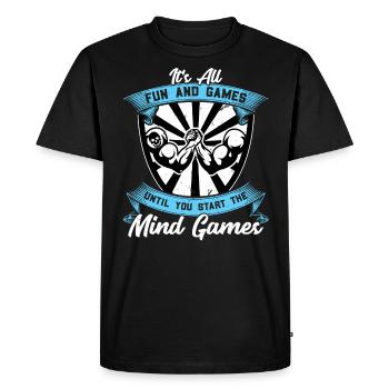 Start The Mind Games - Arm Wrestling - Men's Premium Organic T-Shirt - black - Front - Nico (187cm)