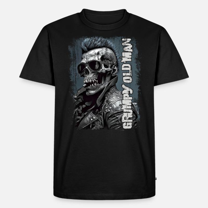 Grumpy old man - Men's Premium Organic T-Shirt - black