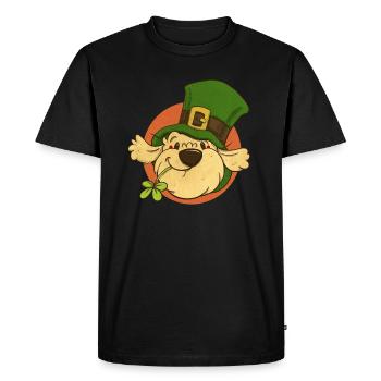 cockapoo thor st patrick's day - Men's Premium Organic T-Shirt - black - Front - Nico (187cm)