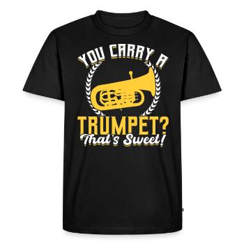 You Carry A Trumpet - That’s Sweet - Euphonium - T-shirt Premium bio Homme - noir - Devant - Nico (187cm)