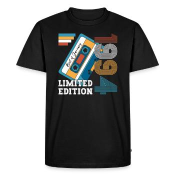 30e anniversaire Cassette janvier Vintage 1994 - T-shirt Premium bio Homme - noir - Devant - Nico (187cm)