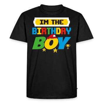 Im The Birthday Boy Game Gaming Family Matching - T-shirt Premium bio Homme - noir - Devant - Nico (187cm)