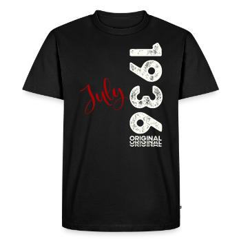 88e anniversaire Original juillet 1936 Né en 1936 - T-shirt Premium bio Homme - noir - Devant - Nico (187cm)