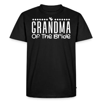 Grandma Of The Bride Wedding Party Family Wedding - T-shirt Premium bio Homme - noir - Devant - Nico (187cm)