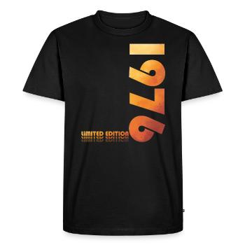 48ème Anniversaire Légendaire 1976 Millésime 1976 - T-shirt Premium bio Homme - noir - Devant - Nico (187cm)