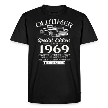 Classic car 1969 Vintage 1969 55th birthday 1969 - Men's Premium Organic T-Shirt - black - Front - Nico (187cm)